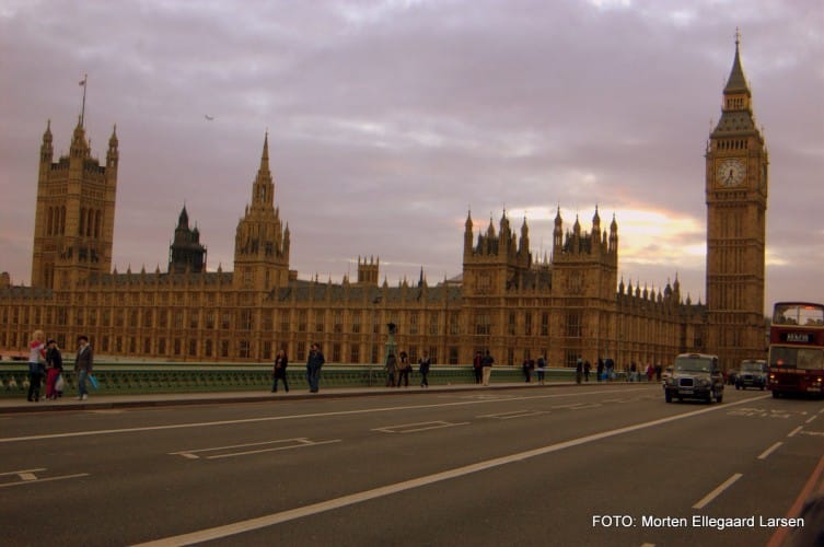 Palace of Westminster og Big Ben