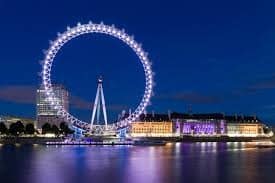 london eye by night